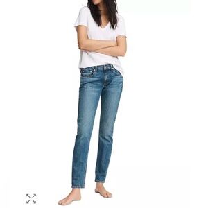 Rag & Bone Dre Low Rise Slim Boyfriend Jeans in Bellview Size 26 NWT